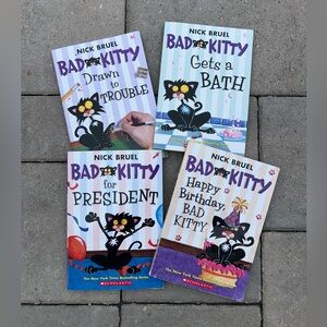 Scholastic Bad Kitty Book Collection - Four Total